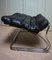 Cantilever Tubular Ottoman in Brown Leather, 1960s, Image 2