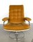 Brown Velvet Lounge Chair, Sweden, 1970s 4