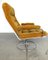 Brown Velvet Lounge Chair, Sweden, 1970s, Image 3