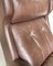 Swedish Brown Leather Lounge Chair 5