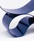 Whorl Console in Blue Powder Coated Aluminum by Neal Aronowitz 2