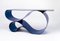 Whorl Console in Blue Powder Coated Aluminum by Neal Aronowitz 7