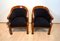 Biedermeier Style Bergere Chairs in Walnut Veneer, Vienna, 19th-Century, Set of 2 5