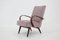 Fauteuil Mid-Century Marron en Teck, 1960s 2