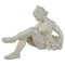 Statue Ballerine Vintage en Porcelaine Blanche, 1962s 1