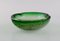 Art Nouveau French Mouth Blown Bowl in Green Glass 1
