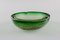 Art Nouveau French Mouth Blown Bowl in Green Glass 6