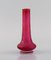 Art Nouveau French Vase in Pink Mouth Blown Glass 2