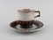 Glazed Stoneware Coffee Service Mexico by Bing & Grøndahl, Set of 16, Image 4