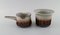 Glazed Stoneware Lidded Bowl, Jug and Bowl Mexico by Bing & Grøndahl, Set of 3, Image 5