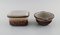 Glazed Stoneware Butter Container, Bowl and Large Dish Mexico by Bing & Grøndahl, Set of 3 5