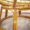 Großer runder Papasan Stuhl aus Bambus, 1970er 6