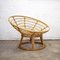 Large Round Bamboo Papasan Chair, 1970s 1