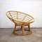 Large Round Bamboo Papasan Chair, 1970s, Image 1