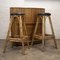 Mueble bar Tiki vintage de bambú con dos taburetes, años 60. Juego de 3, Imagen 2