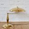Lámpara de mesa italiana vintage de latón, años 50, Imagen 13