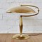 Lámpara de mesa italiana vintage de latón, años 50, Imagen 1