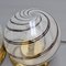 Lámparas de mesa en forma de globo de cristal de Murano, años 70. Juego de 2, Imagen 12