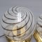 Lámparas de mesa en forma de globo de cristal de Murano, años 70. Juego de 2, Imagen 11