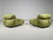 Green Soriana Lounge Chairs by Afra & Tobia Scarpa for Cassina, 1970s, Set of 2, Image 6