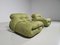 Green Soriana Lounge Chairs by Afra & Tobia Scarpa for Cassina, 1970s, Set of 2 1