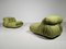 Green Soriana Lounge Chairs by Afra & Tobia Scarpa for Cassina, 1970s, Set of 2 5