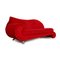 Red Velvet Three-Seater Gaudi Recamier or Sofa from Bretz 7