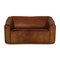 Sofá de dos plazas DS 47 de cuero marrón de de Sede, Imagen 1