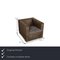 Fauteuil et Repose-Pieds Suitcase Line en Cuir de Minotti, Set de 2 2