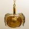 Brass and Smoked Blown Murano Glass Pendant Light by Kalmar, 1960s 11
