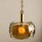 Brass and Smoked Blown Murano Glass Pendant Light by Kalmar, 1960s, Image 7