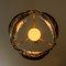 Brass and Smoked Blown Murano Glass Pendant Light by Kalmar, 1960s 13