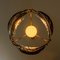 Brass and Smoked Blown Murano Glass Pendant Light by Kalmar, 1960s, Image 13