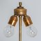 Floor Lamp in Gold by Ingo Maurer for Design M, Germany, 1968, Set of 2 10