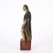 Patinierte Statue aus Holz 7