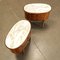 Tables de Chevet en Bois, 1950s ou 1960s, Set de 2 3