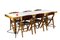 Dining Table & Chairs by Marc Held for Bessière, 1983, Set of 7, Image 9