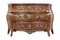 Inlaid Walnut Bombe Commode, Early 1800s 1