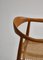 Oak and Rattan Armchair JH-501 by Hans J. Wegner, Set of 2, Image 9