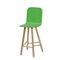 Tria Stool, Tapparelle High Back Green by Colé Italia 2