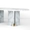 Mesa de comedor Delos de mármol de Giorgio Bonaguro para Design M, Imagen 5