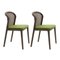 Vienna Chairs, Canaletto, Acid Green by Colé Italia, Set of 4 3