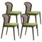 Vienna Chairs, Canaletto, Acid Green by Colé Italia, Set of 4 1