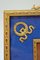 Gilt Bronze and Blue Fabric Photo Frames, Set of 2 8