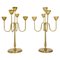 Candelabri Mid-Century in ottone di Gunnar Ander per Ystad Metall, Svezia, anni '60, set di 2, Immagine 1