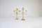 Mid-Century Brass Candelabras by Gunnar Ander for Ystad Metall, Sweden, 1960s, Set of 2, Image 3