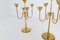 Candelabri Mid-Century in ottone di Gunnar Ander per Ystad Metall, Svezia, anni '60, set di 2, Immagine 9