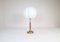 Mid-Century Modern Brass and Metal Table Lamp from Ewå, Sweden, 1950s 2