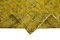 Vintage Yellow Overdyed Rug 6