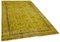 Vintage Yellow Overdyed Rug 2